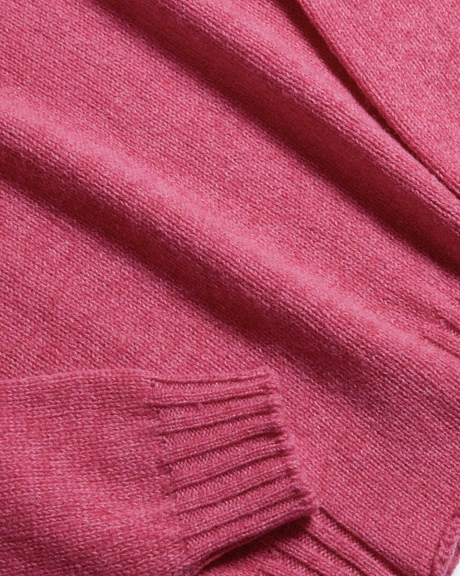 Scaglione ROUND NECK SEAMLESS SOFTWOOL PINK