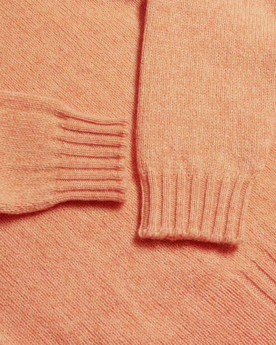 Scaglione ROUND NECK SEAMLESS SOFTWOOL TANGERINE