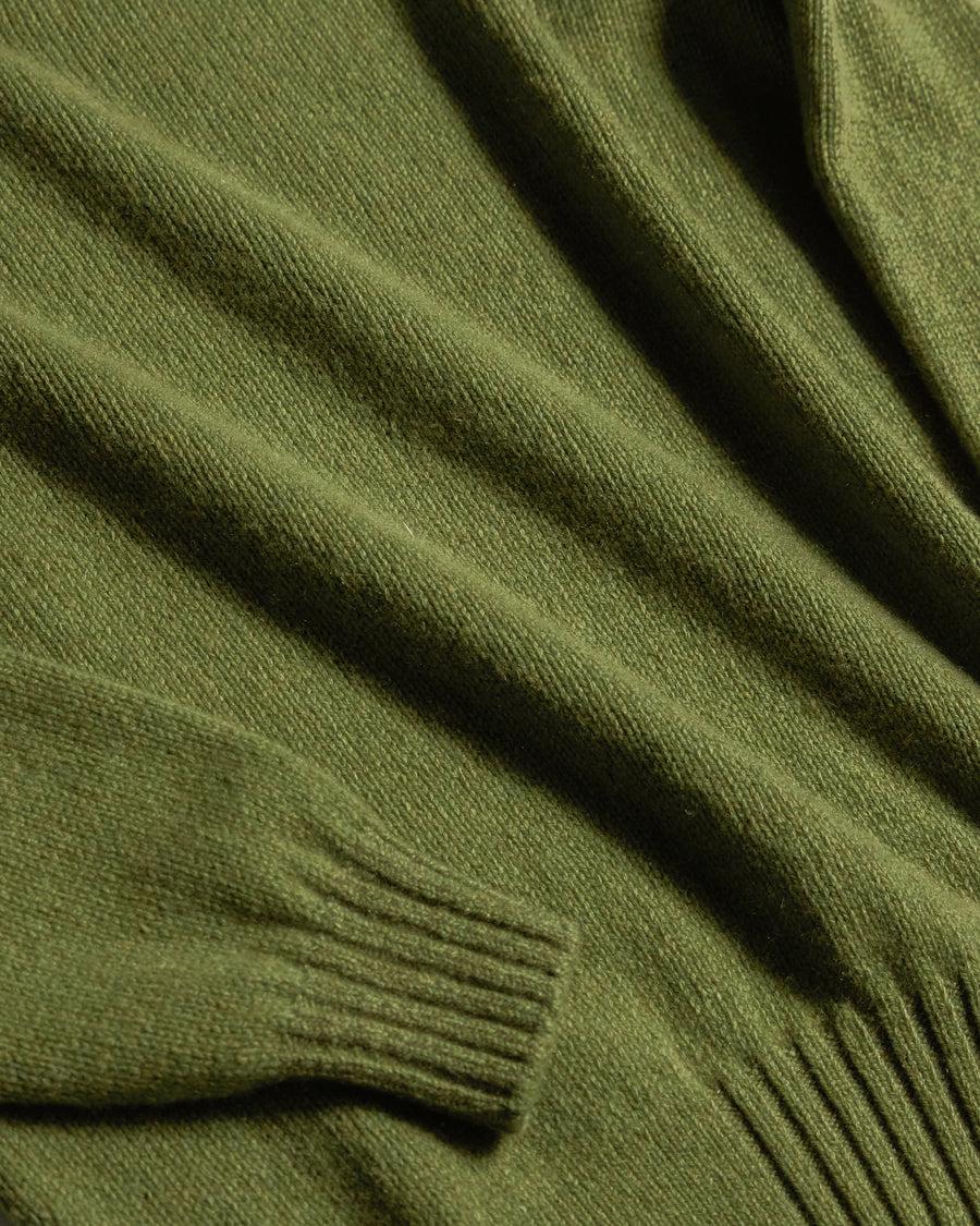 Scaglione ROUND NECK SOFT HYBRD CASHMERE CACTUS