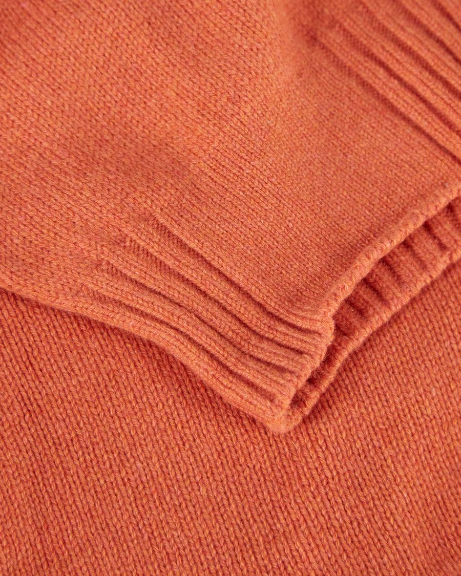 Scaglione ROUND NECK SOFT HYBRD CASHMERE CARROT