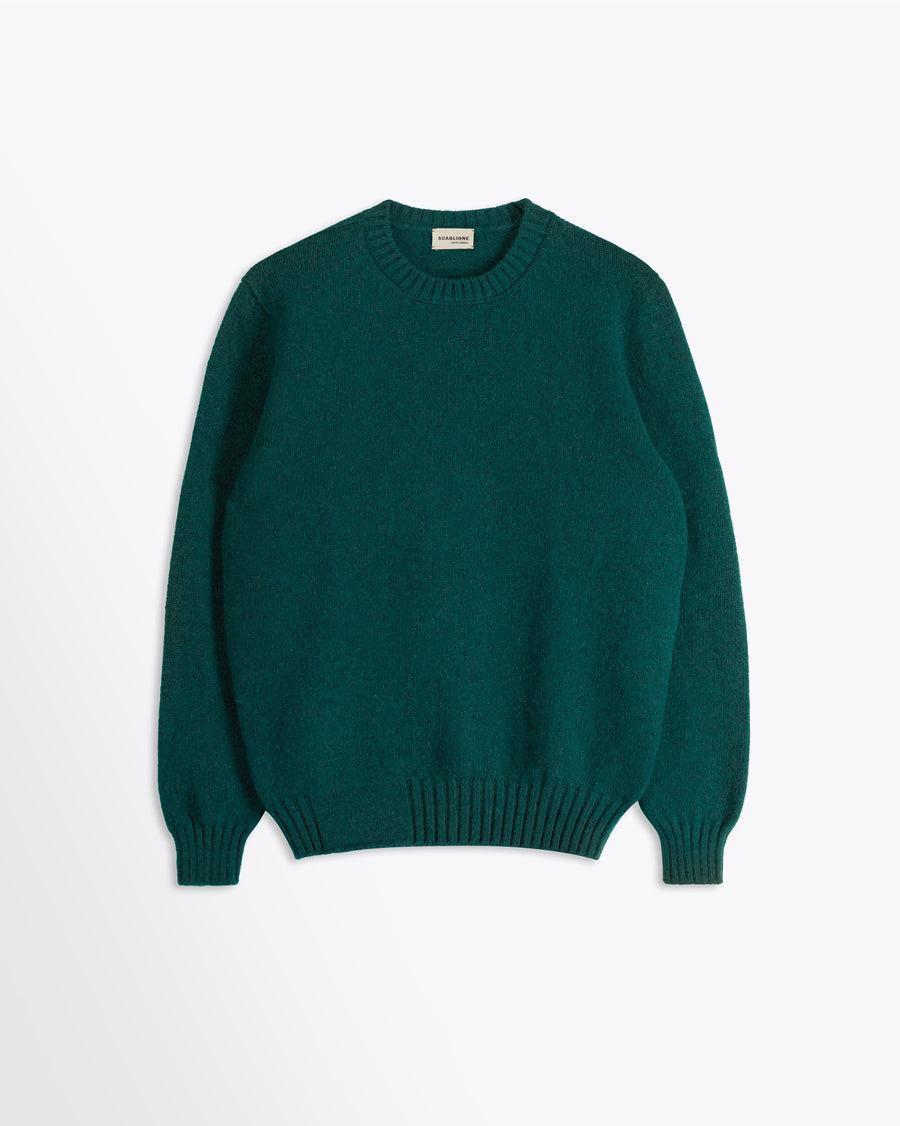 Scaglione ROUND NECK SOFT HYBRD CASHMERE FOREST