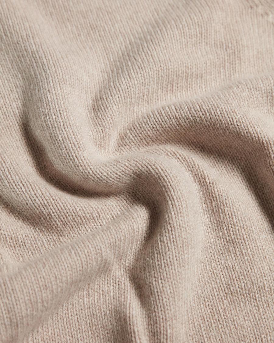 Scaglione ROUND NECK SOFT HYBRID CASHMERE BEIGE
