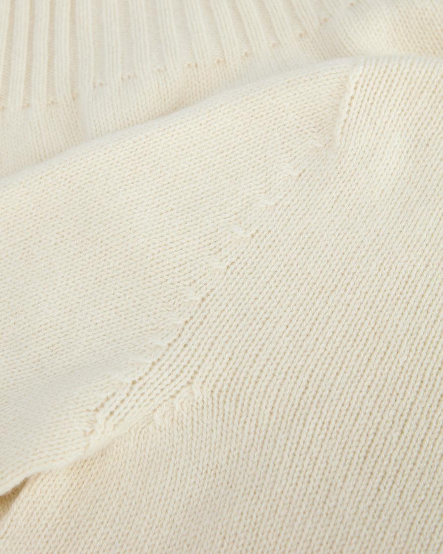 Scaglione ROUND NECK SOFT HYBRID CASHMERE MILK