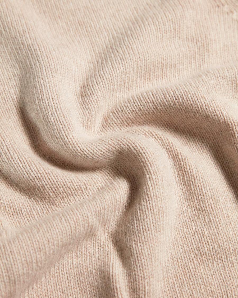 Scaglione ROUND NECK SOFT HYBRID CASHMERE SAND