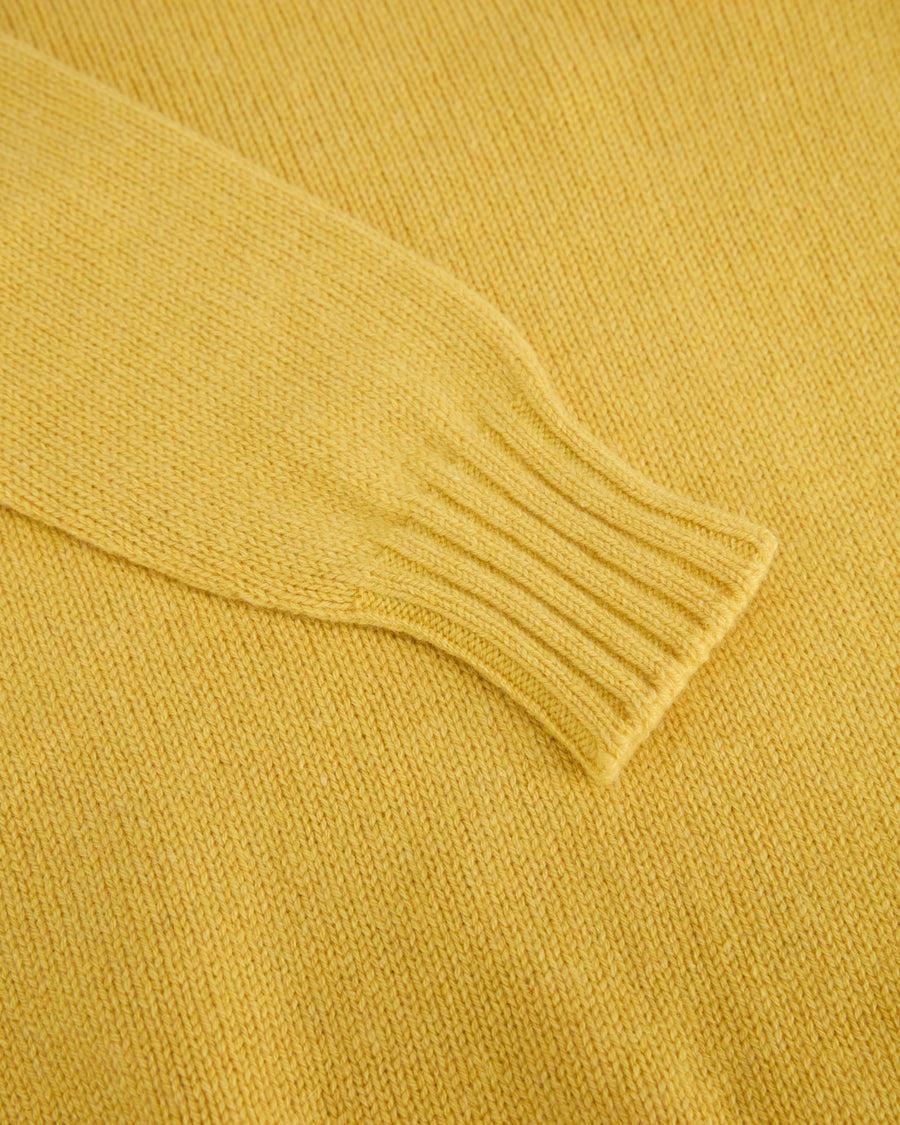 Scaglione ROUND NECK SOFT HYBRID CASHMERE YELLOW