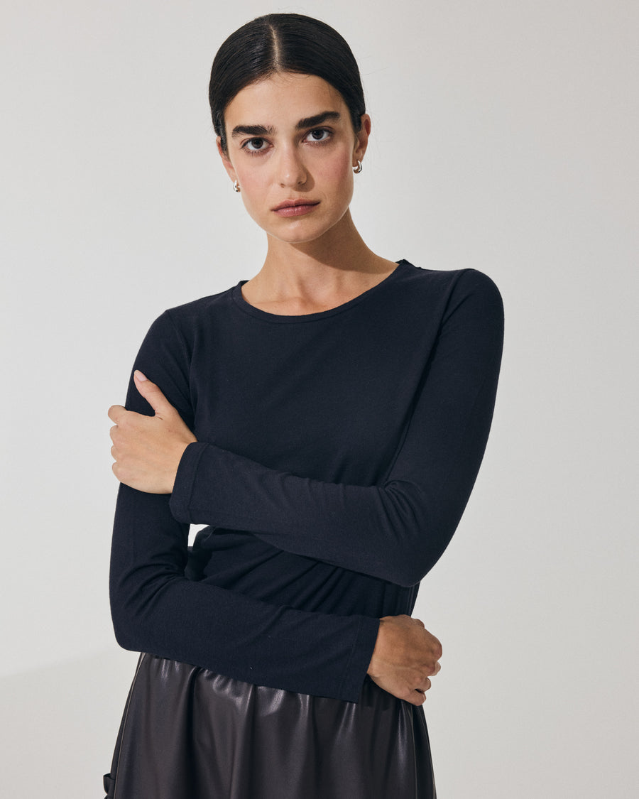 Scaglione ROUNDNECK BASIC CASH/COT MARINE