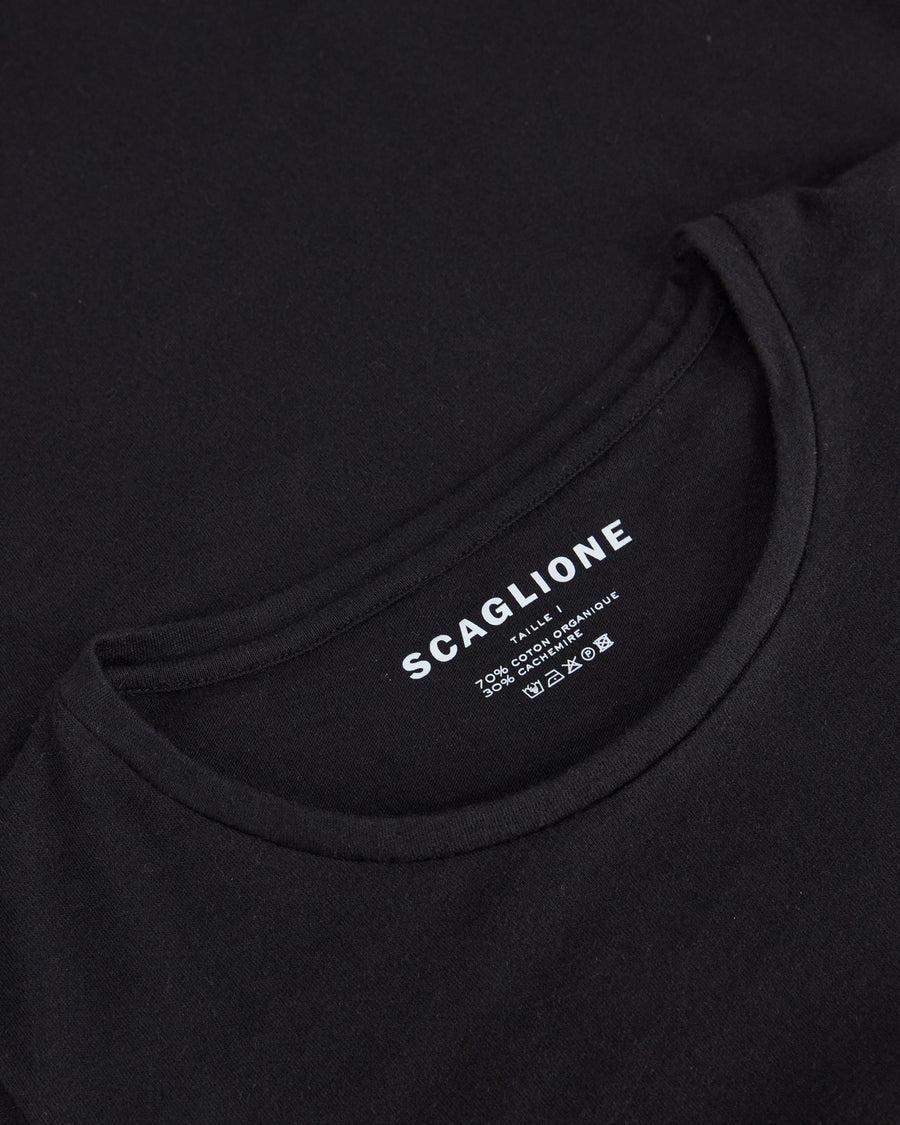 Scaglione ROUNDNECK BASIC CASH/COT NERO
