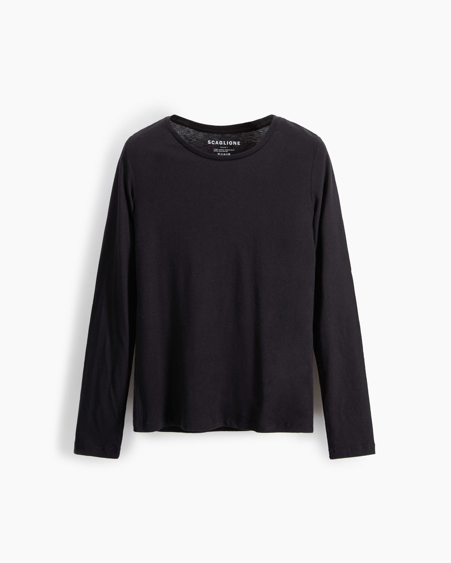 Scaglione ROUNDNECK BASIC CASH/COT NERO