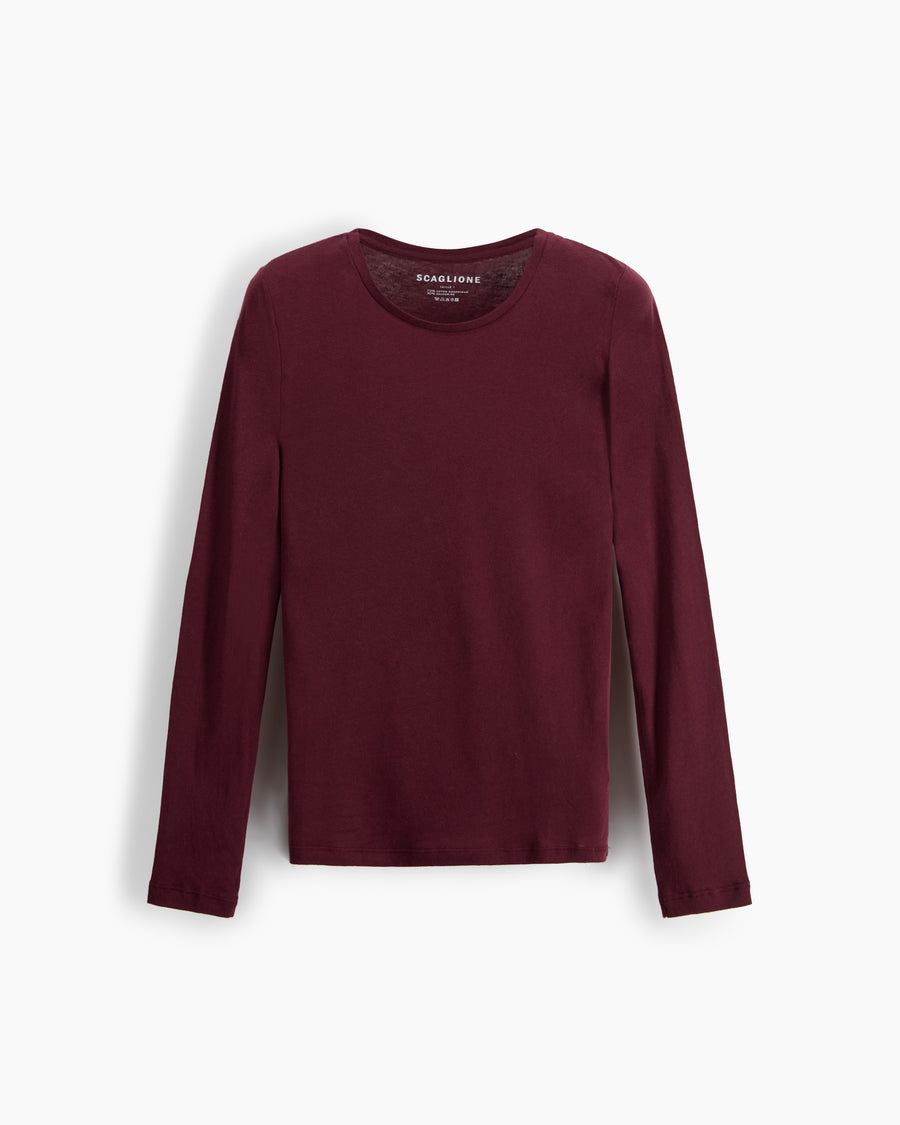 Scaglione ROUNDNECK BASIC CASH/COT PRUNE