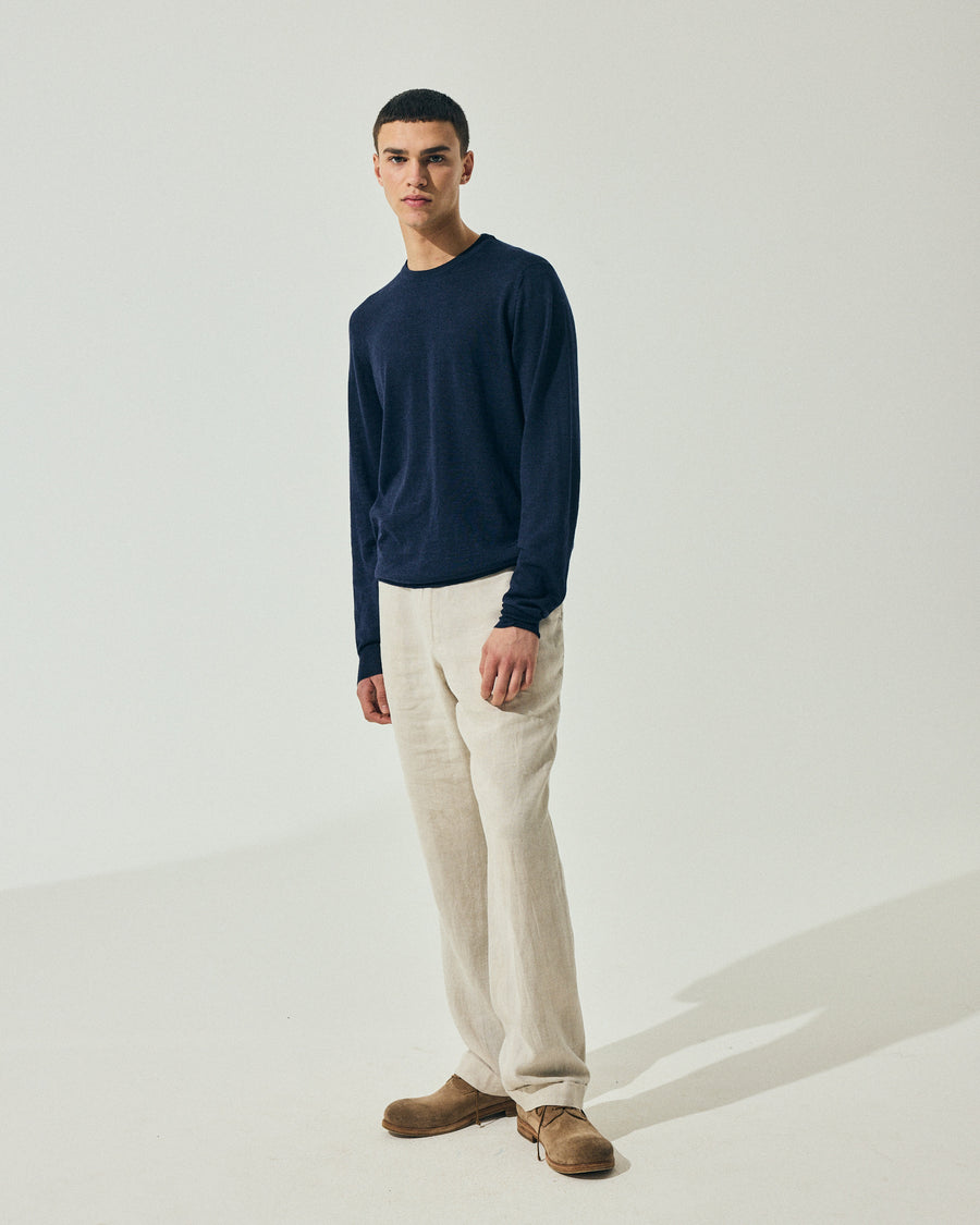 Scaglione ROUNDNECK FINELUX NAVY