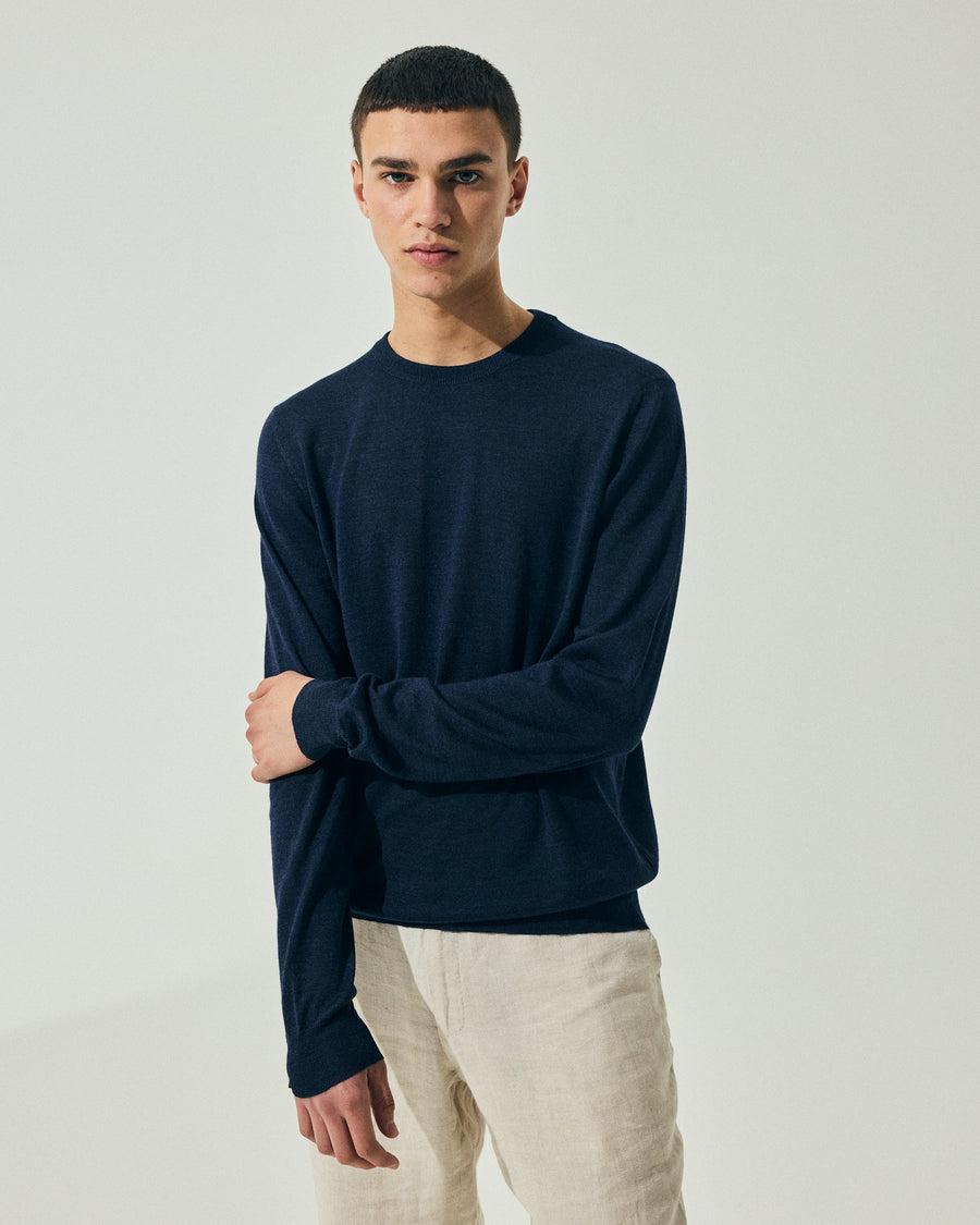 Scaglione ROUNDNECK FINELUX NAVY