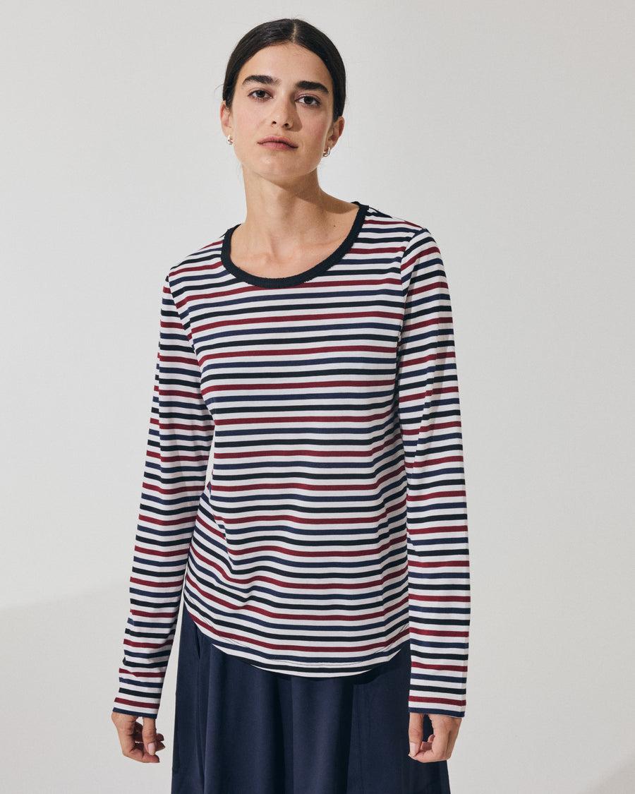 Scaglione ROUNDNECK RIGA MULTICOLOR BLU