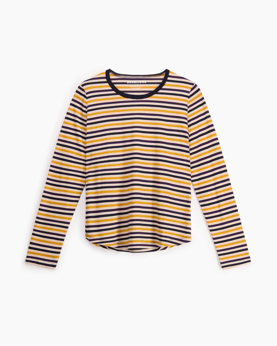 Scaglione ROUNDNECK RIGA MULTICOLOR GIALLO