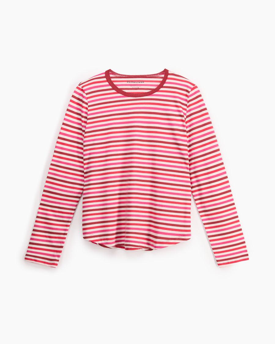 Scaglione ROUNDNECK RIGA MULTICOLOR ROSSO