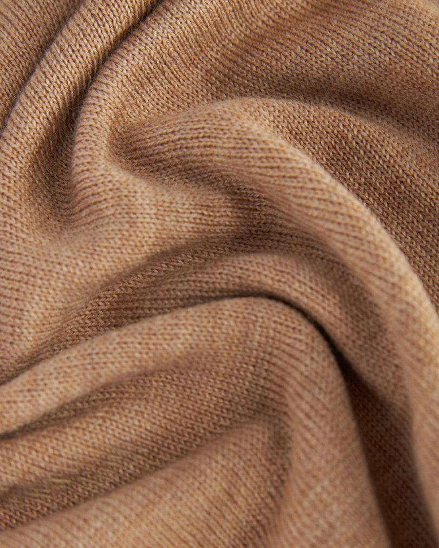 Scaglione ROUNDNECK SEAMLESS MERINO CARAMEL