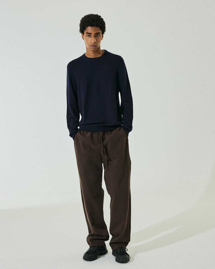 Scaglione ROUNDNECK SEAMLESS MERINO NAVY