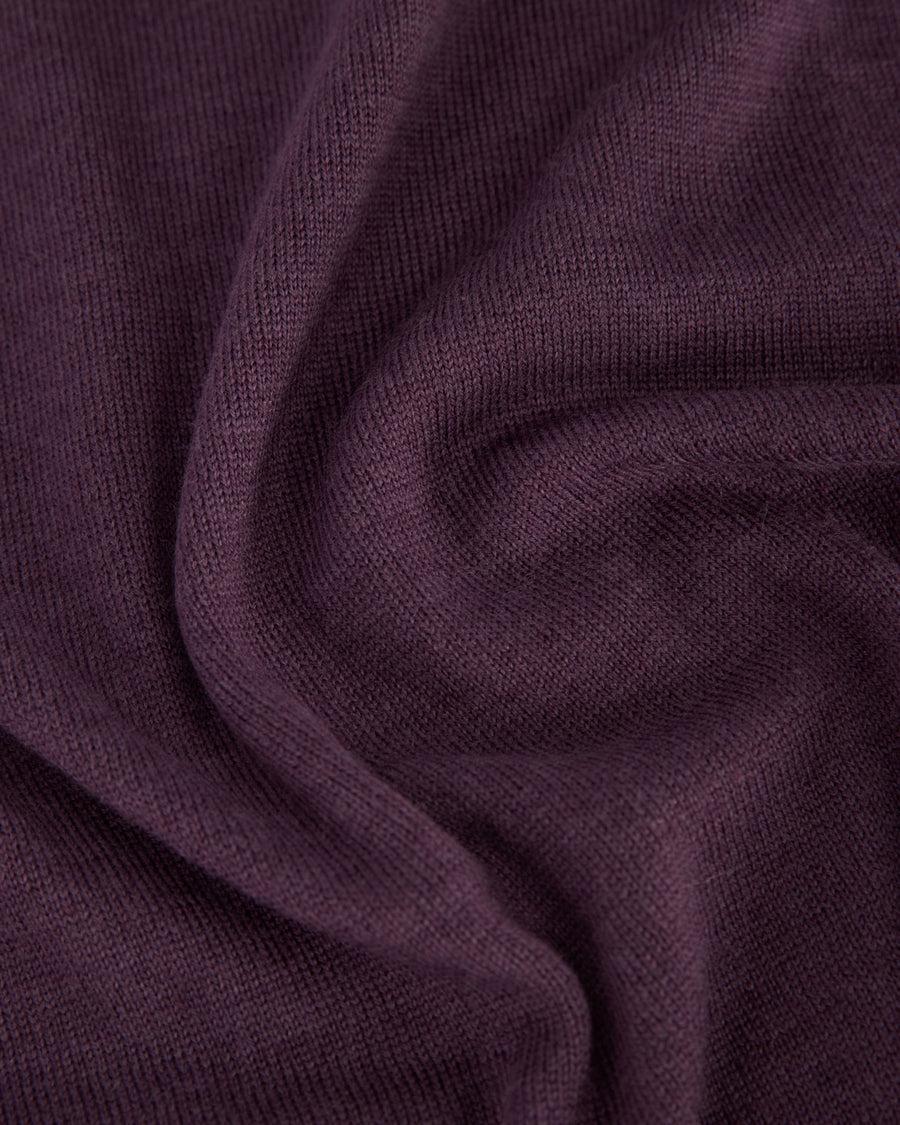Scaglione ROUNDNECK SEAMLESS MERINO PURPLE
