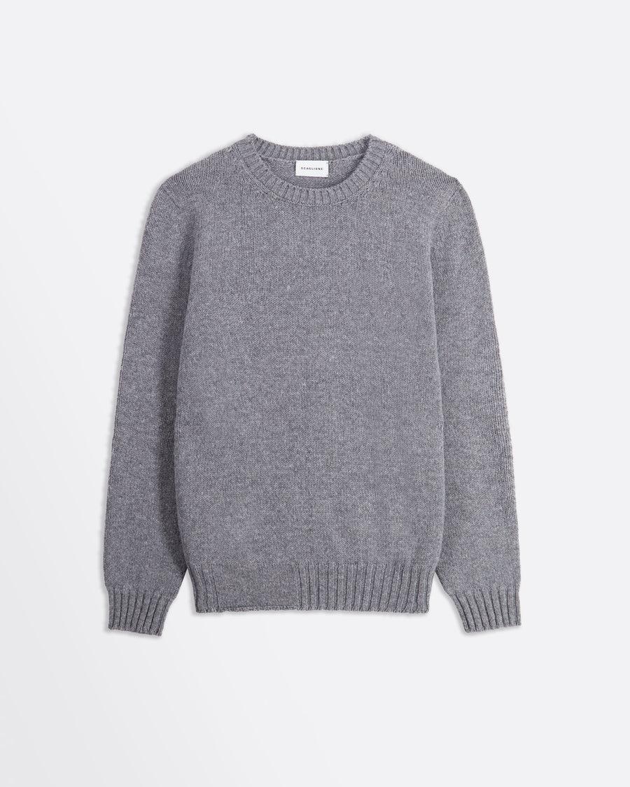 Scaglione ROUNDNECK SEAMLESS SOFTWOOL GREY