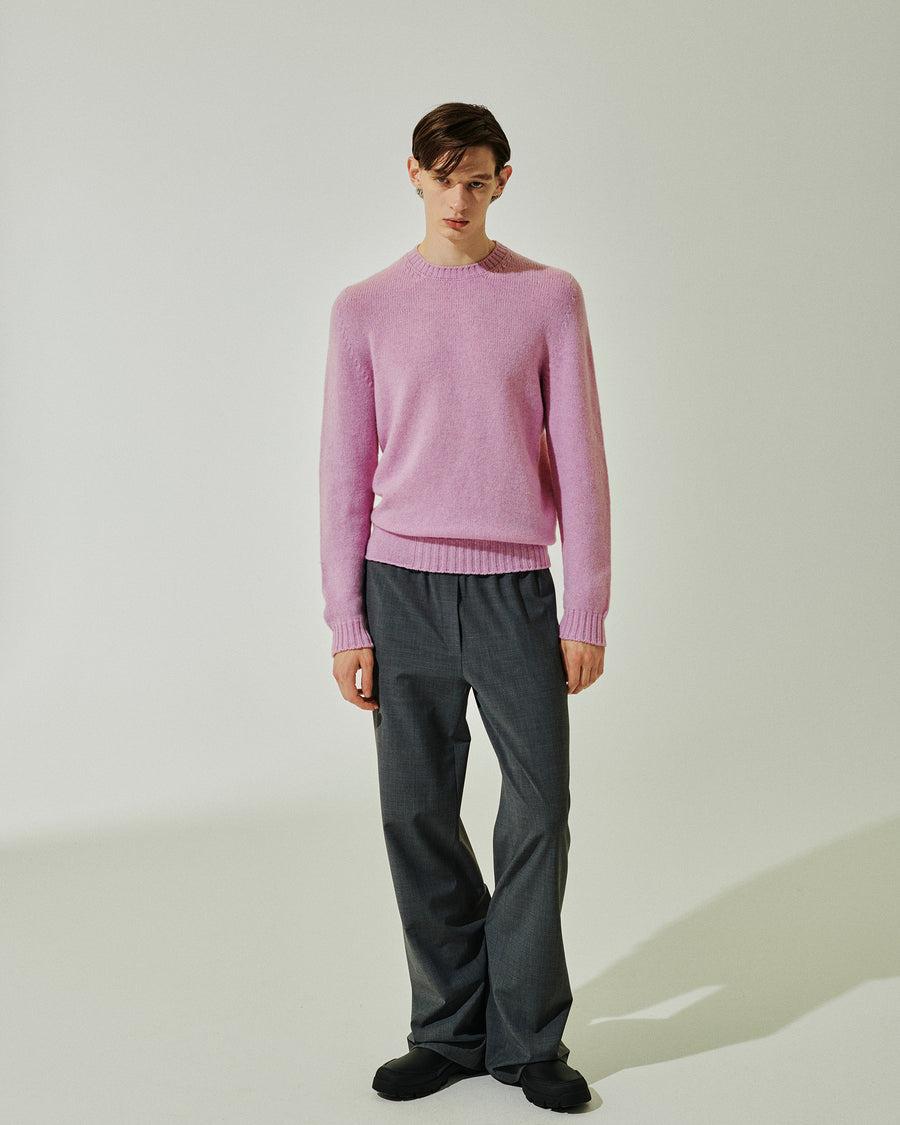 Scaglione ROUNDNECK SEAMLESS SOFTWOOL ROSA