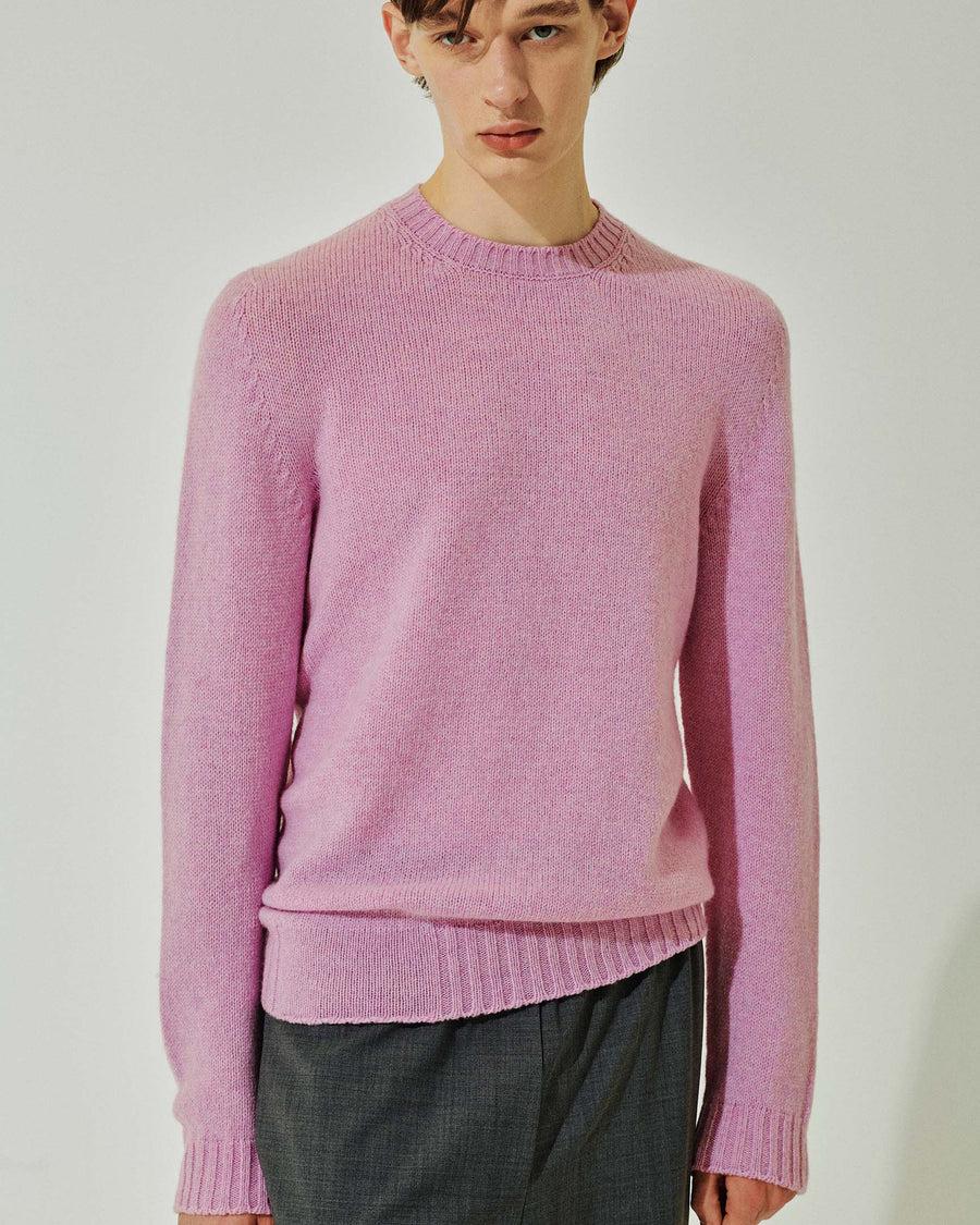 Scaglione ROUNDNECK SEAMLESS SOFTWOOL ROSA