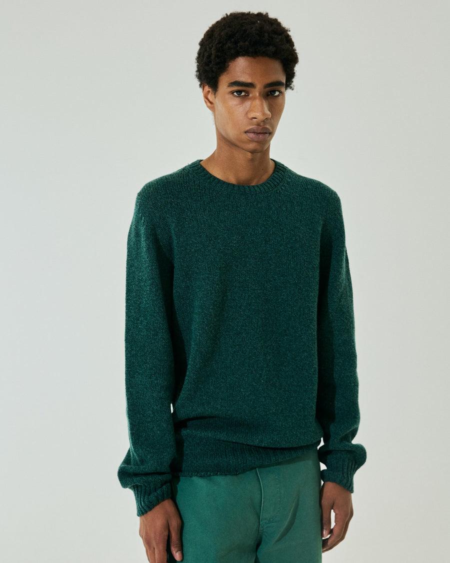 Scaglione ROUNDNECK SEAMLESS SOFTWOOL TEAL