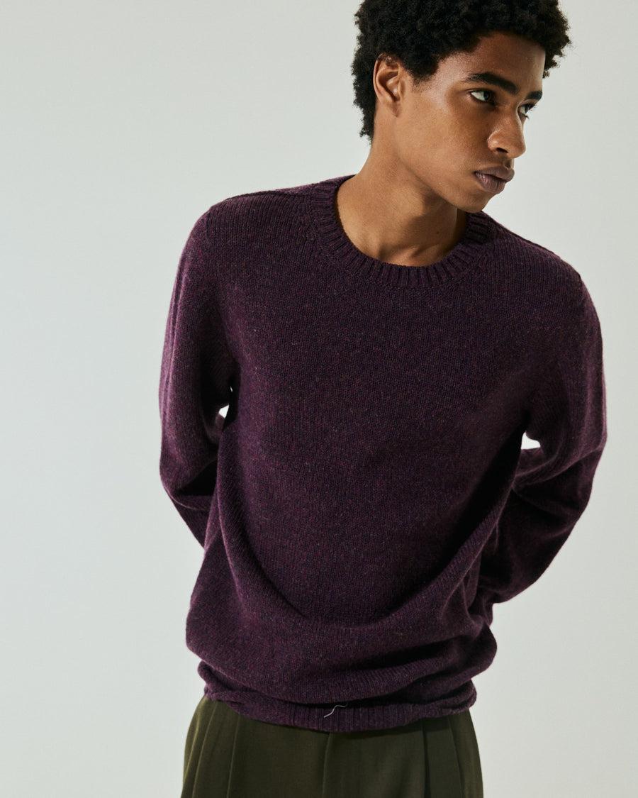 Scaglione ROUNDNECK SEAMLESS SOFTWOOL WINE