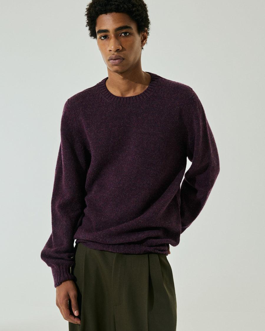 Scaglione ROUNDNECK SEAMLESS SOFTWOOL WINE