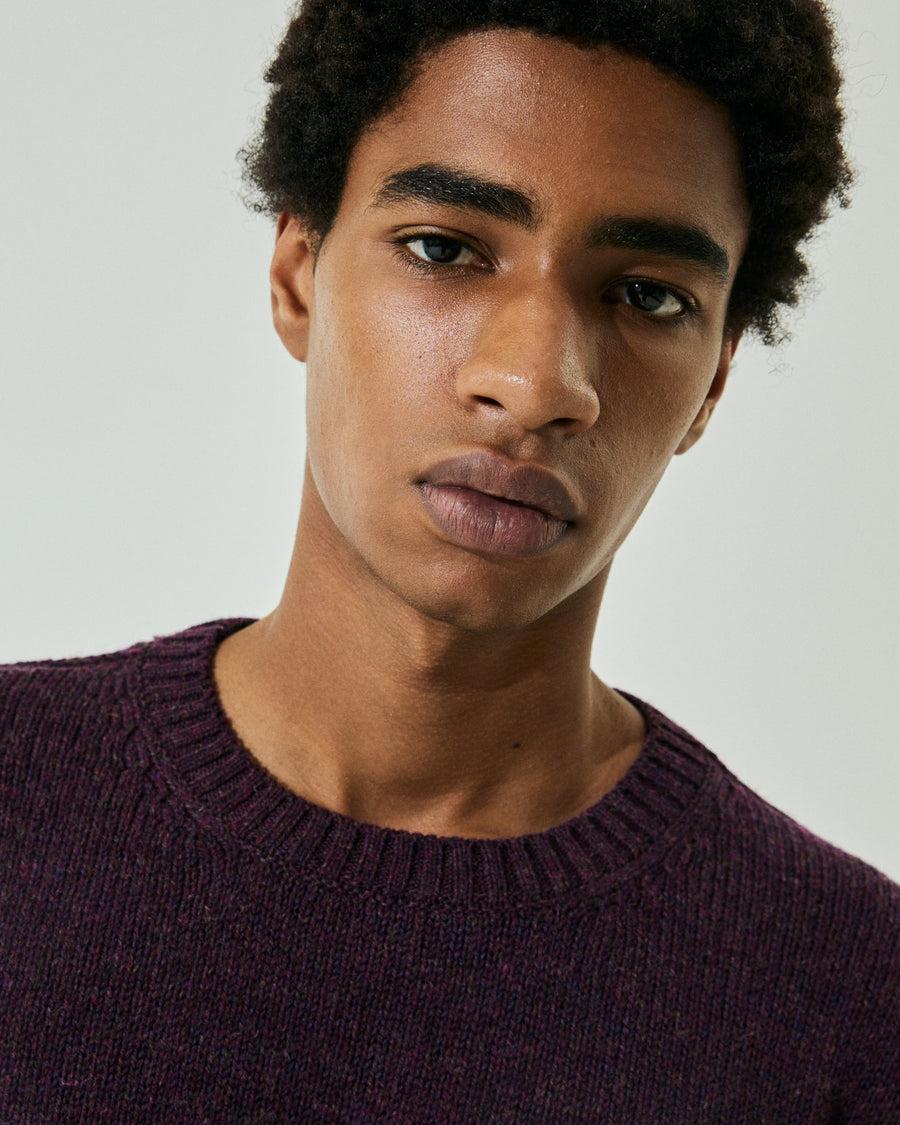 Scaglione ROUNDNECK SEAMLESS SOFTWOOL WINE