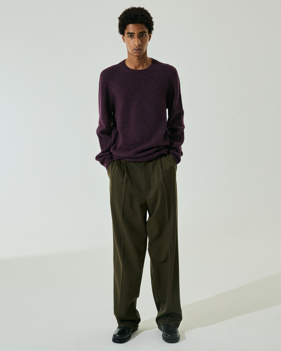 Scaglione ROUNDNECK SEAMLESS SOFTWOOL WINE