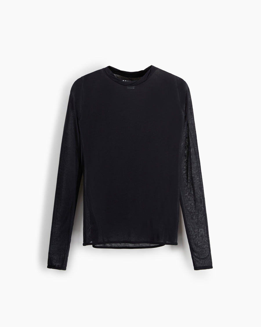 Scaglione ROUNDNECK ULTRALIGHT MICROMODAL NERO