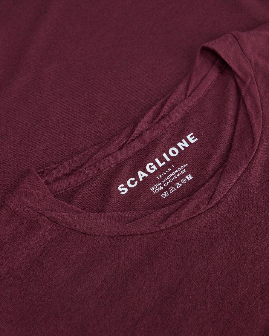 Scaglione ROUNDNECK ULTRALIGHT MICROMODAL PRUNE