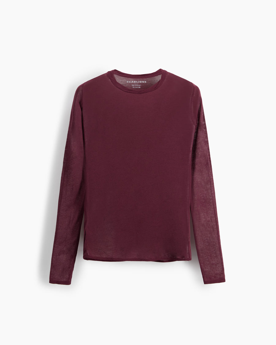 Scaglione ROUNDNECK ULTRALIGHT MICROMODAL PRUNE