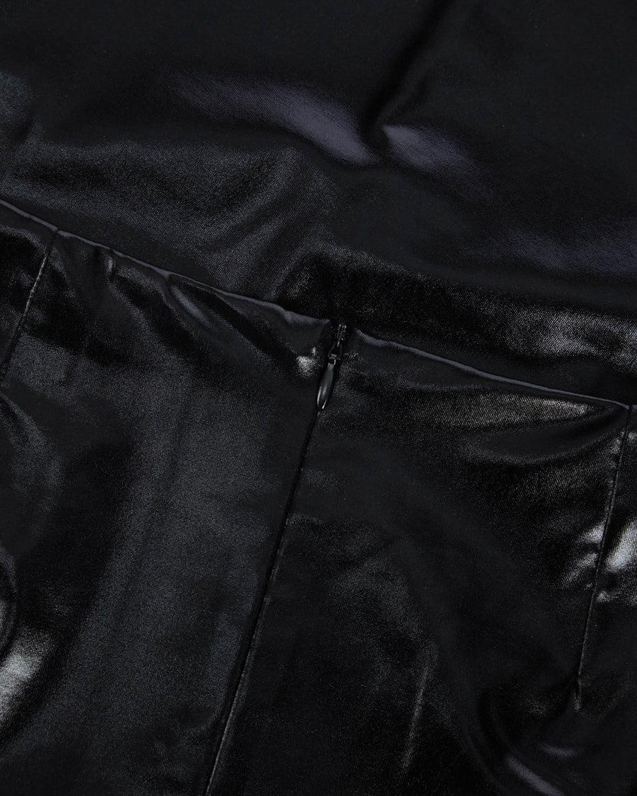 Scaglione SKIRT METAL TUBINO LUNGA BLACK