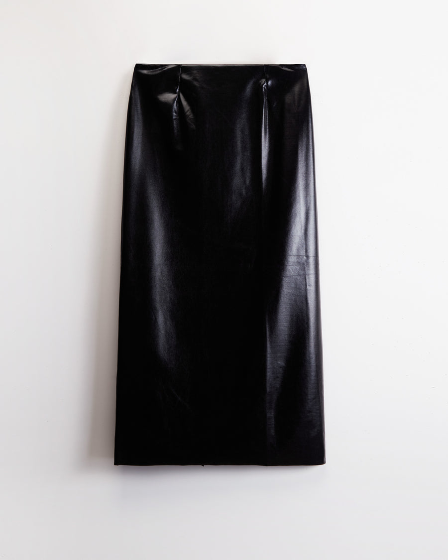 Scaglione SKIRT METAL TUBINO LUNGA BLACK