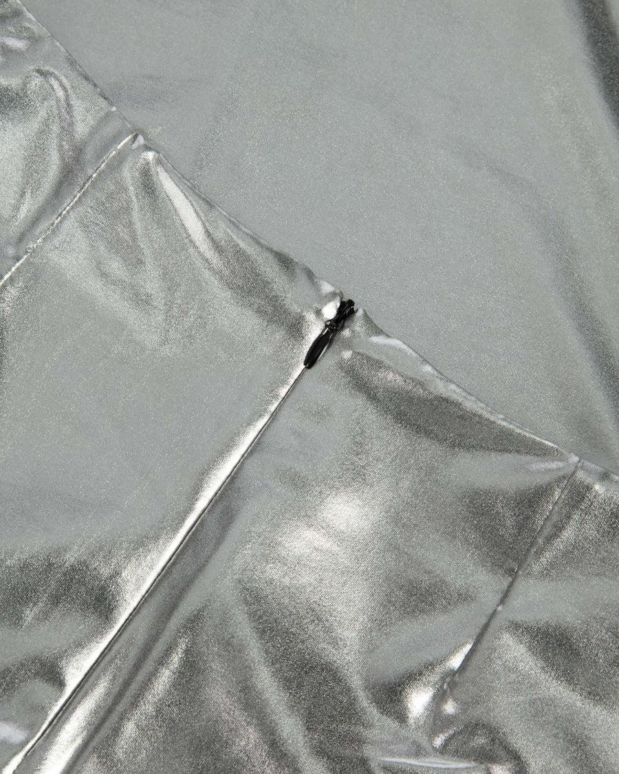 Scaglione SKIRT METAL TUBINO LUNGA SILVER