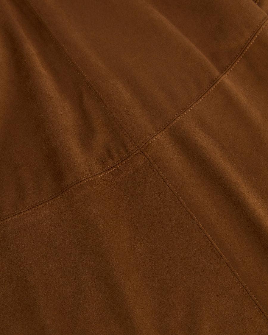 Scaglione SKIRT RUOTA ECOSUEDE CHOCO