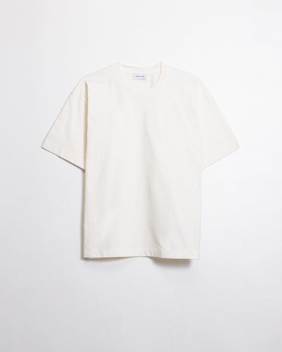 Scaglione T-SHIRT OVER J.COT MILK
