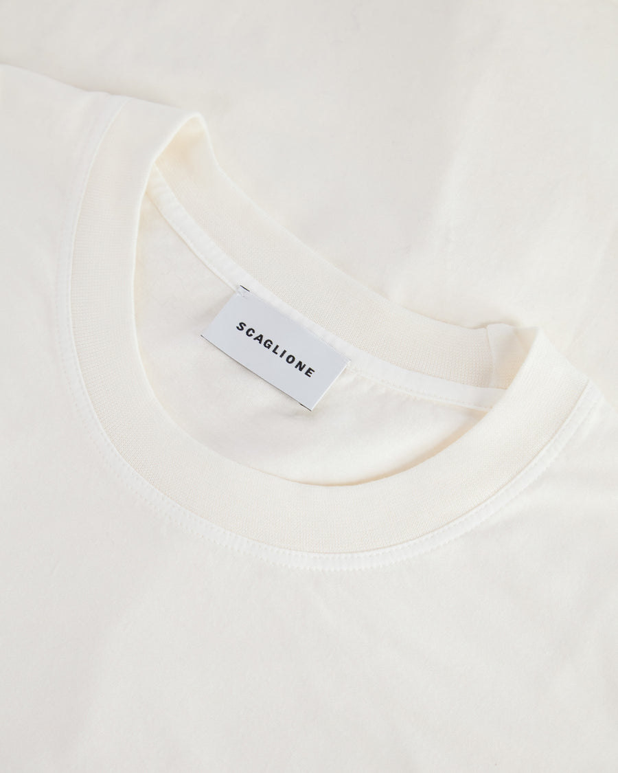 Scaglione T-SHIRT OVER J.COT MILK