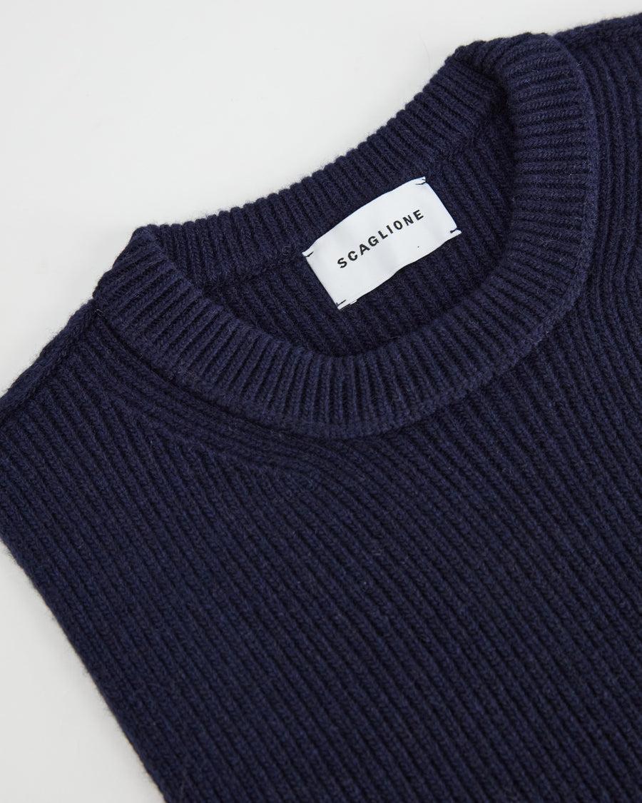 Scaglione TOP S/M SLIM M.UNITA NAVY