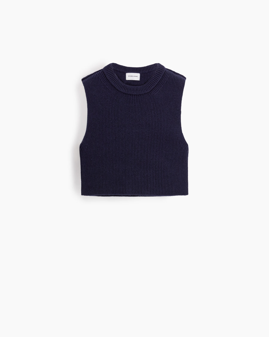 Scaglione TOP S/M SLIM M.UNITA NAVY