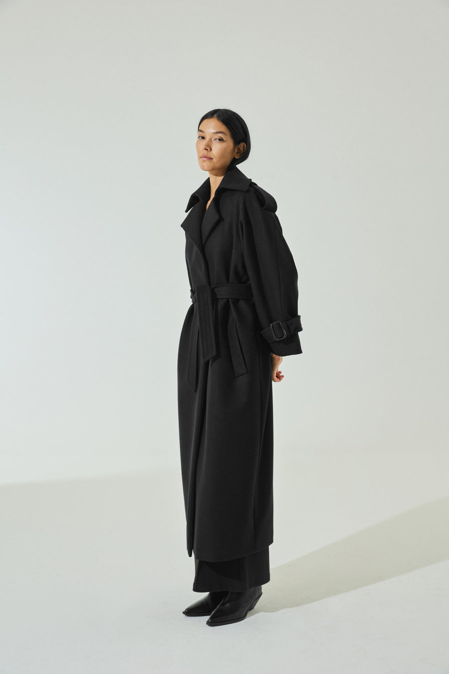 Scaglione TRENCHCOAT BLACK