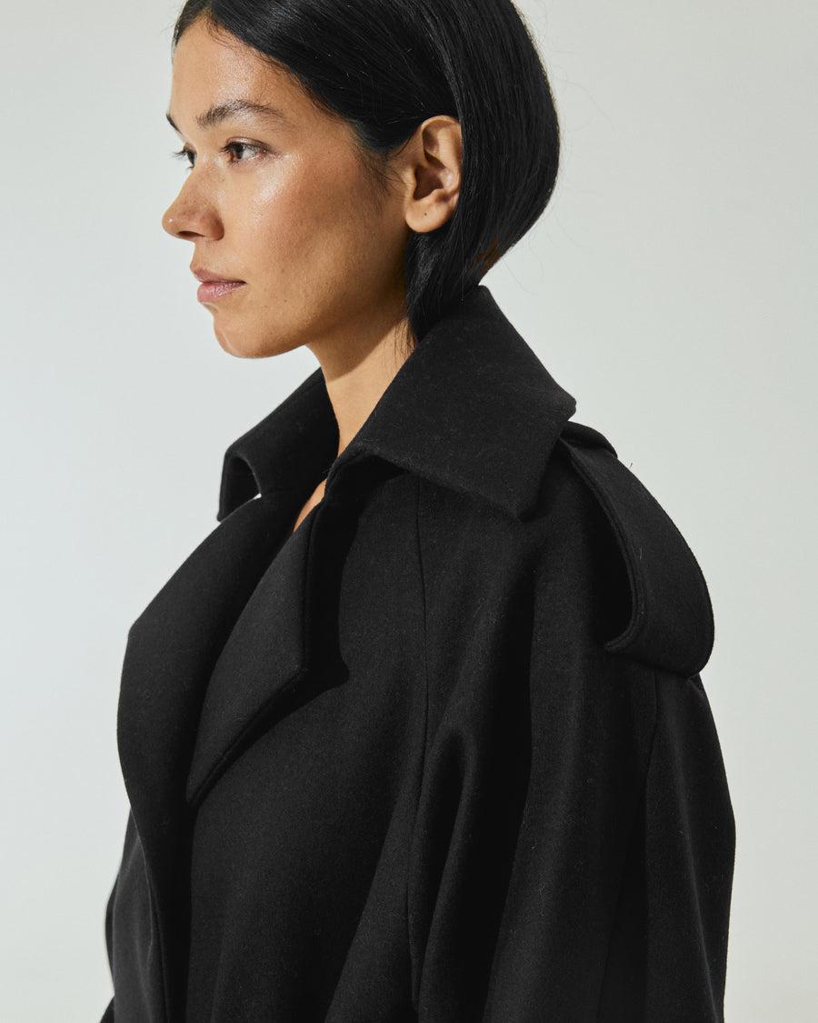 Scaglione TRENCHCOAT BLACK