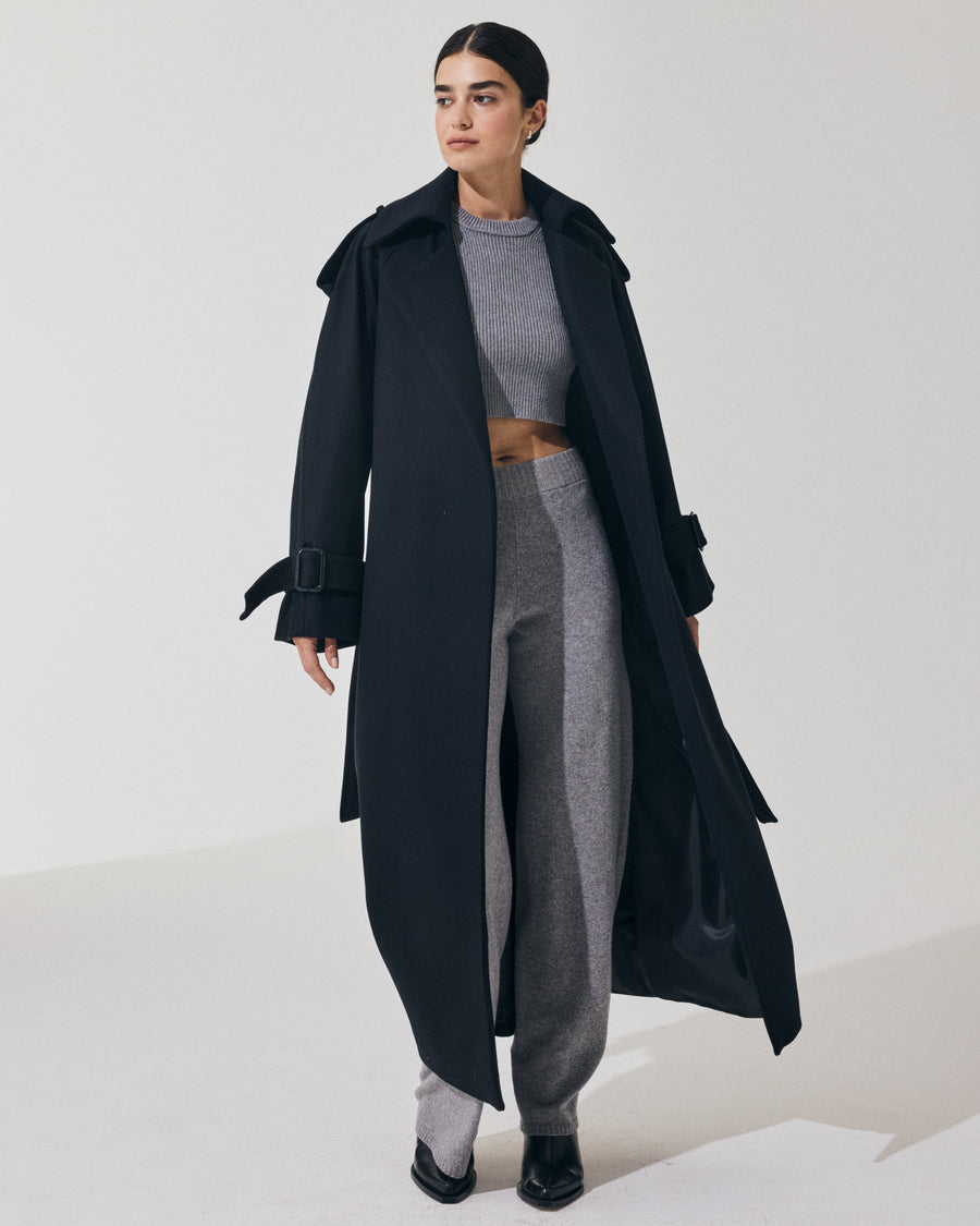 Scaglione TRENCHCOAT NAVY