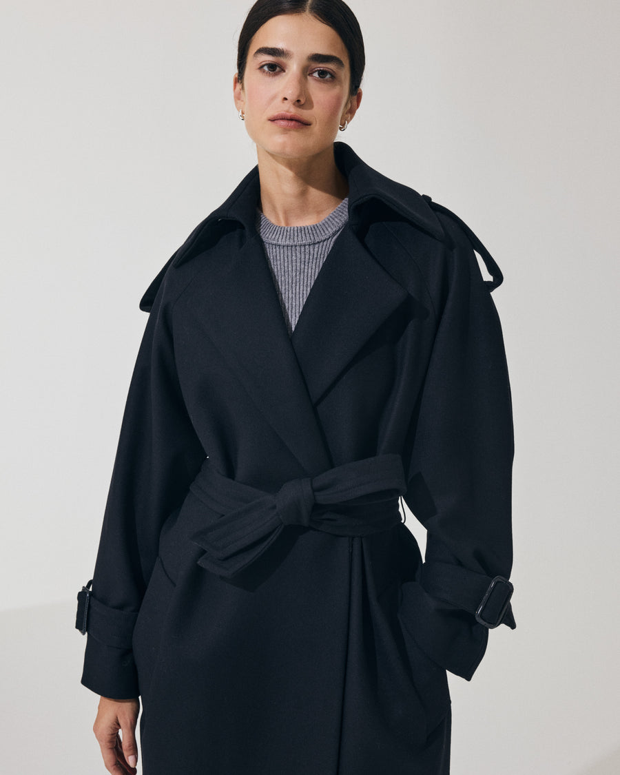 Scaglione TRENCHCOAT NAVY