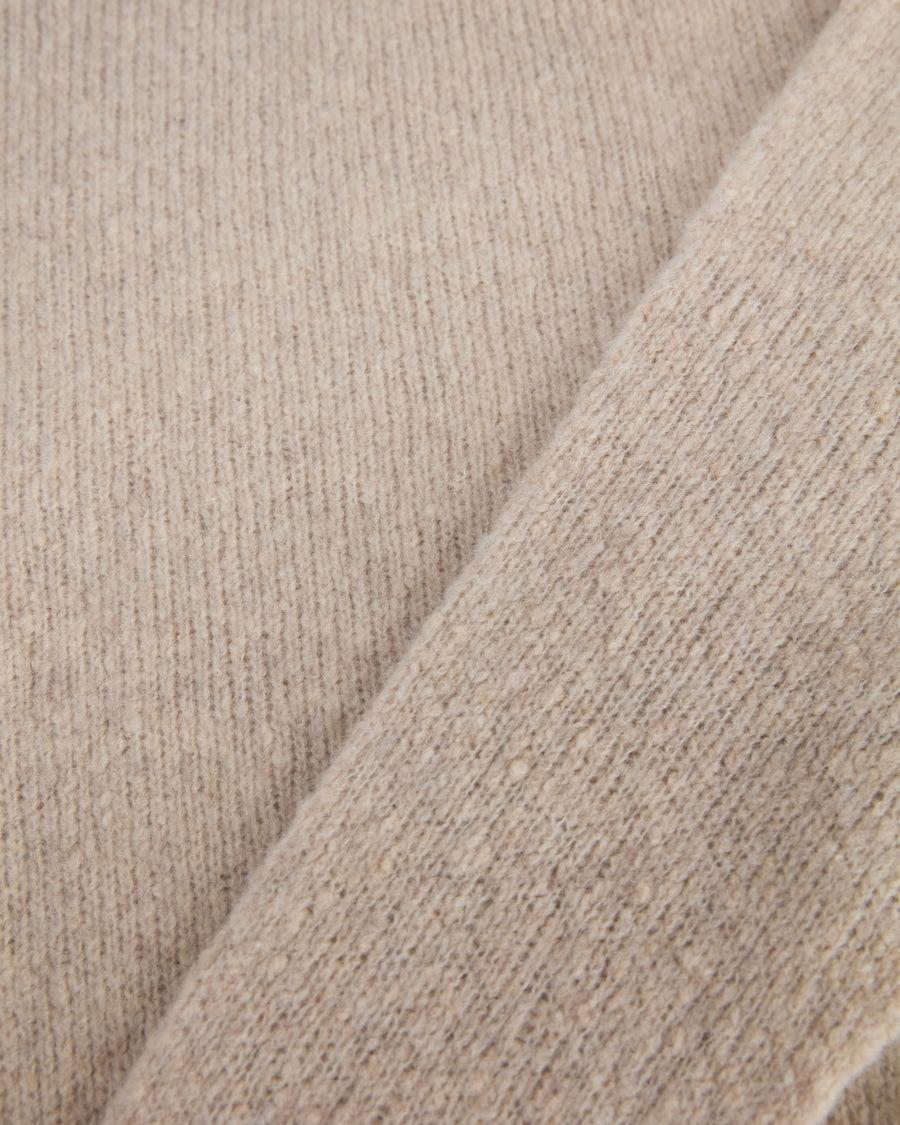 Scaglione TURTLE NECK OVER PUFFED CASHMERE BEIGE