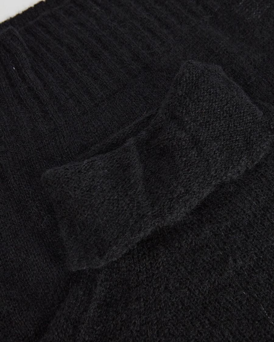 Scaglione TURTLE NECK RAGLAN SEAMLESS BLACK