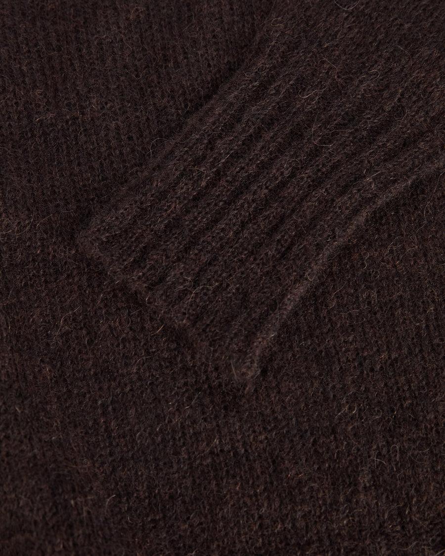 Scaglione TURTLE NECK RAGLAN SEAMLESS EBANO