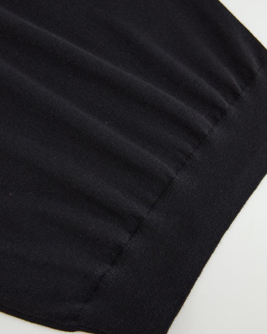 Scaglione TURTLE NECK SLIM KASHSILK BLACK