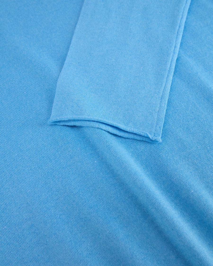 Scaglione TURTLE NECK SLIM KASHSILK CELESTE