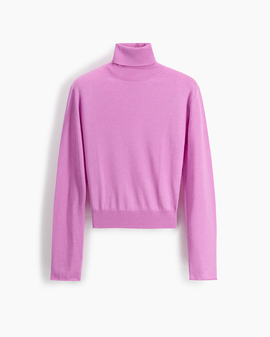 Scaglione TURTLE NECK SLIM KASHSILK GLICINE